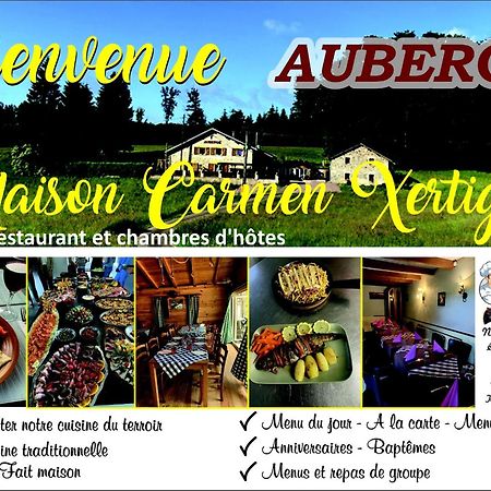 Maison Carmen - Restaurant , Meuble De Tourisme, Appartements Xertigny Bagian luar foto